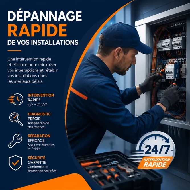 Dépannage rapide de vos installations